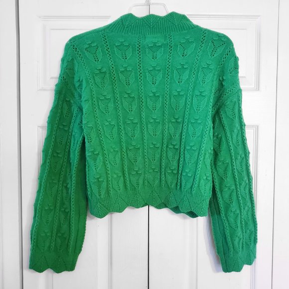 Cider Textured High Neck Chunky Sweater - Picture 2 of 4